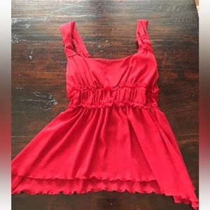 Excellent Condition Rampage Women’s Red Top Size S